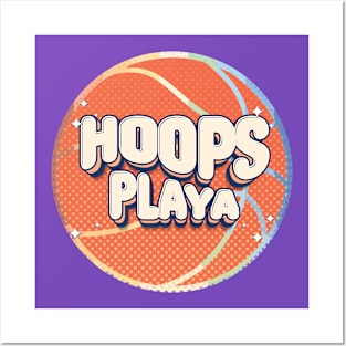 Retro Basketball Playa Hoops Lover Basketball Design Posters and Art